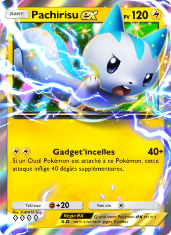 Pachirisu-ex — carte 061 de l’extension Choc Spatio-Temporel