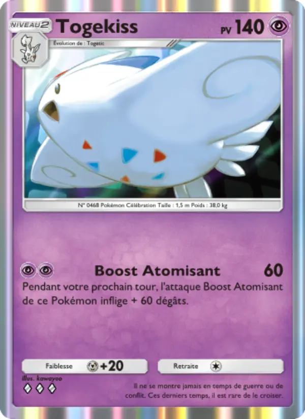 Togekiss — carte 065 de l’extension Choc Spatio-Temporel