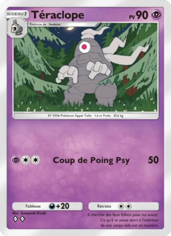 Téraclope — carte 071 de l’extension Choc Spatio-Temporel