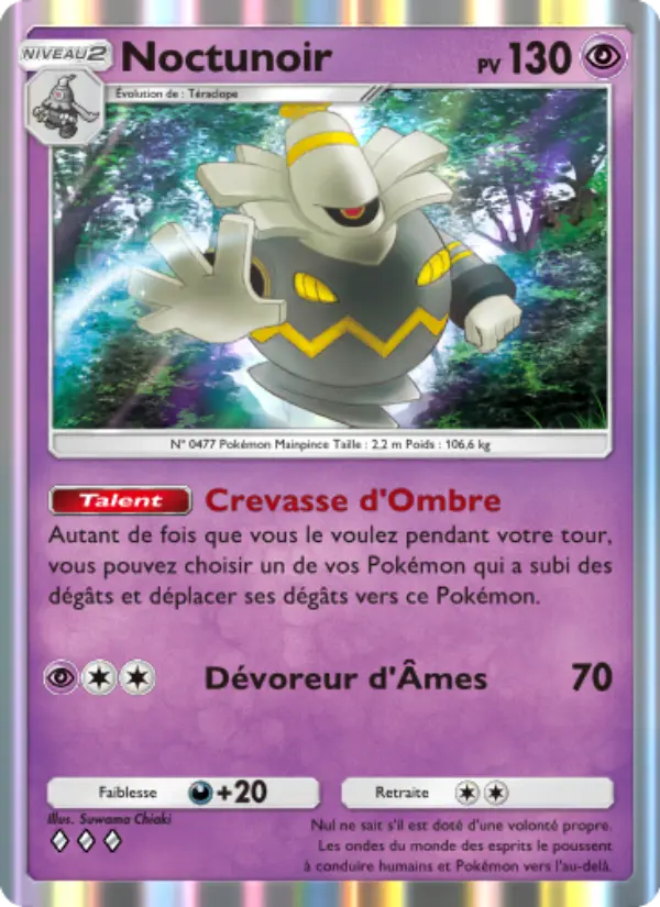 Noctunoir — carte 072 de l’extension Choc Spatio-Temporel