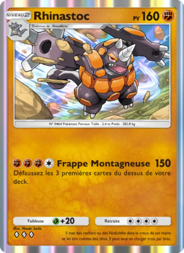 Rhinastoc — carte 082 de l’extension Choc Spatio-Temporel