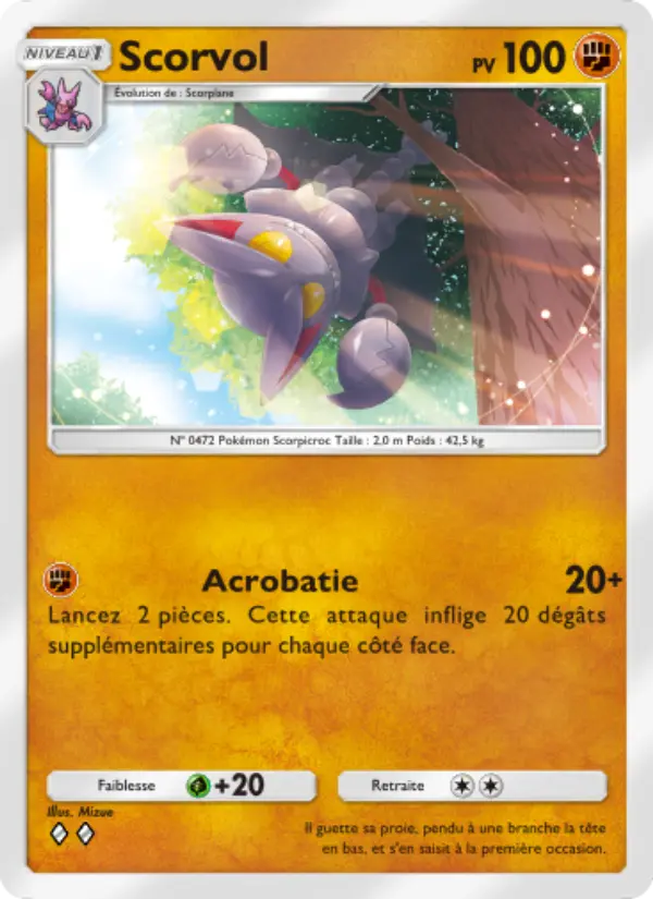 Scorvol — carte 084 de l’extension Choc Spatio-Temporel