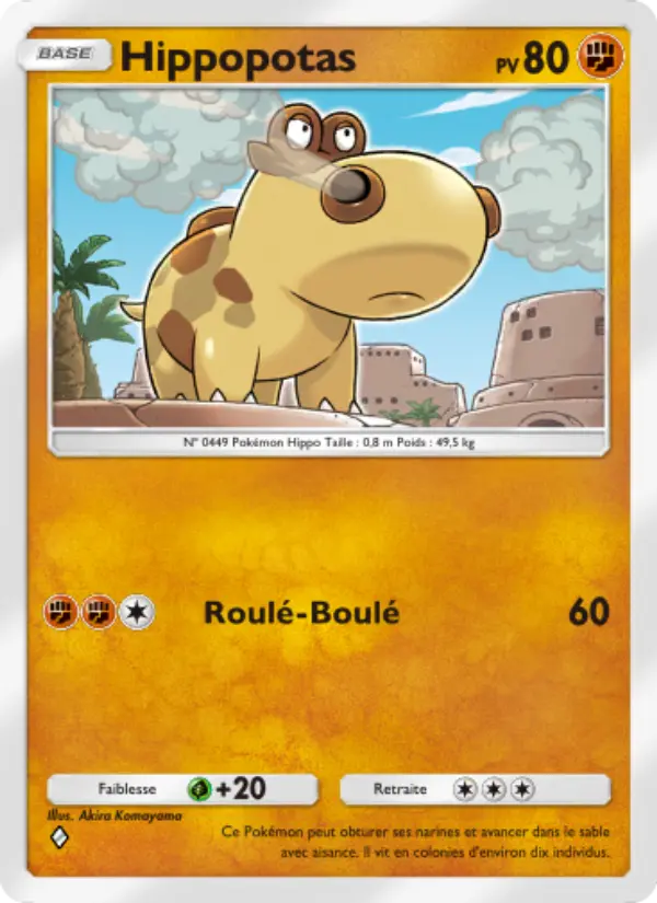 Hippopotas — carte 093 de l’extension Choc Spatio-Temporel