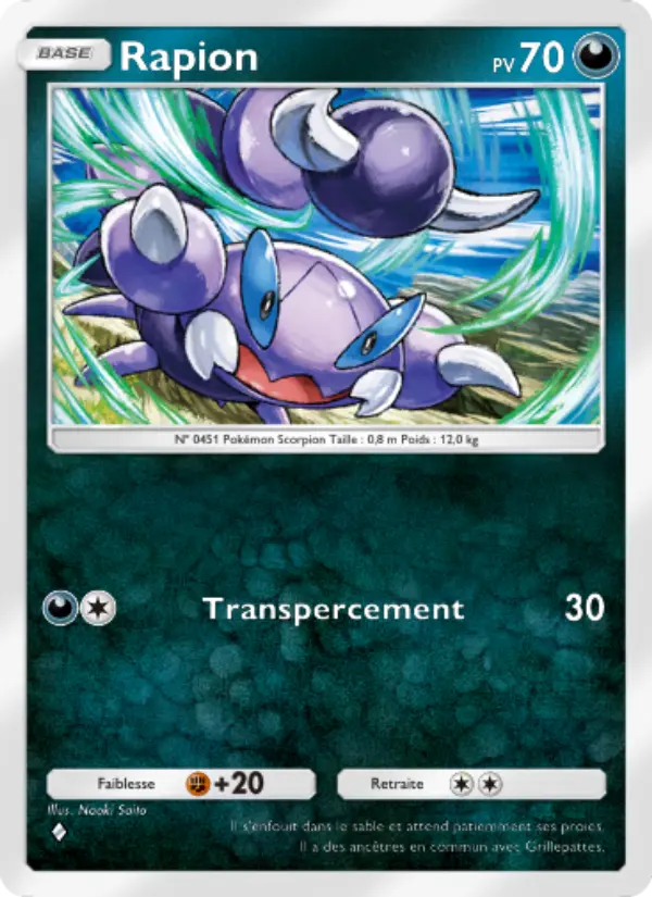 Rapion — carte 105 de l’extension Choc Spatio-Temporel