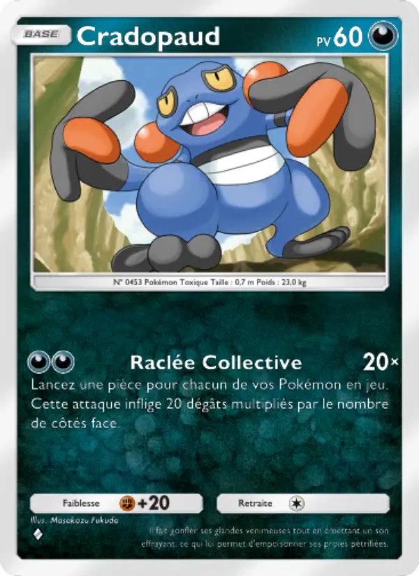 Cradopaud — carte 107 de l’extension Choc Spatio-Temporel