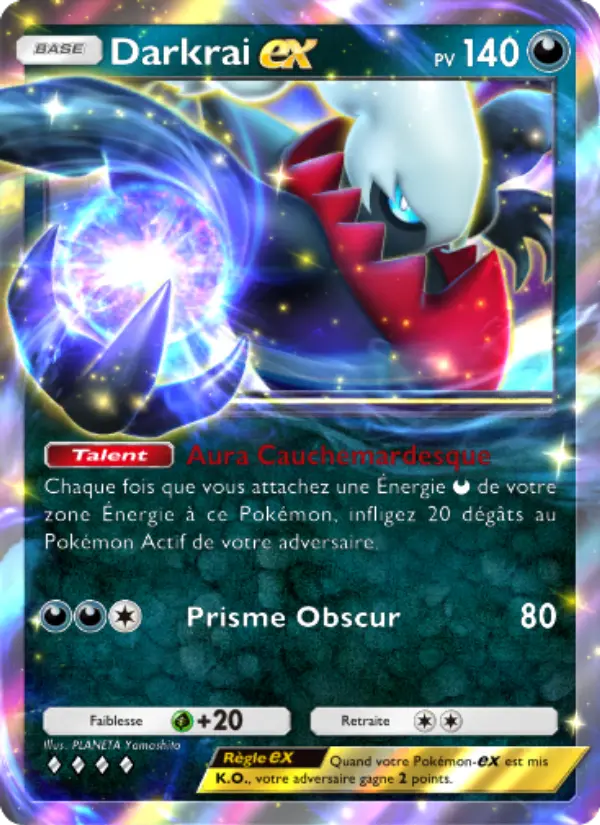 Darkrai-ex — carte 110 de l’extension Choc Spatio-Temporel