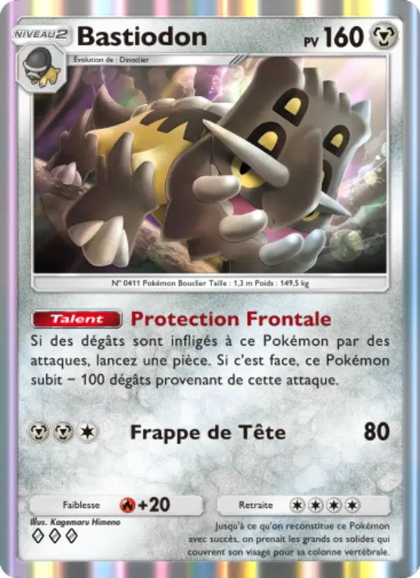 Bastiodon — carte 114 de l’extension Choc Spatio-Temporel