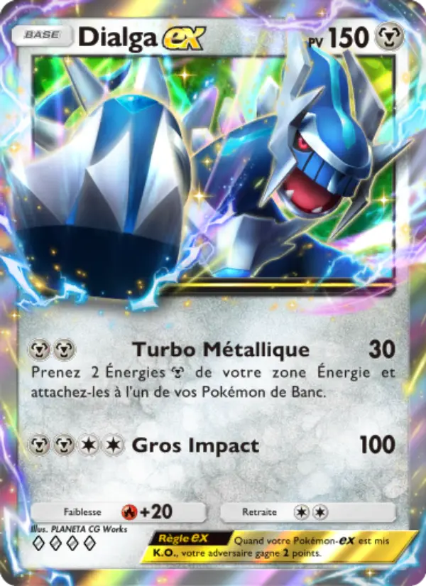 Dialga-ex — carte 119 de l’extension Choc Spatio-Temporel