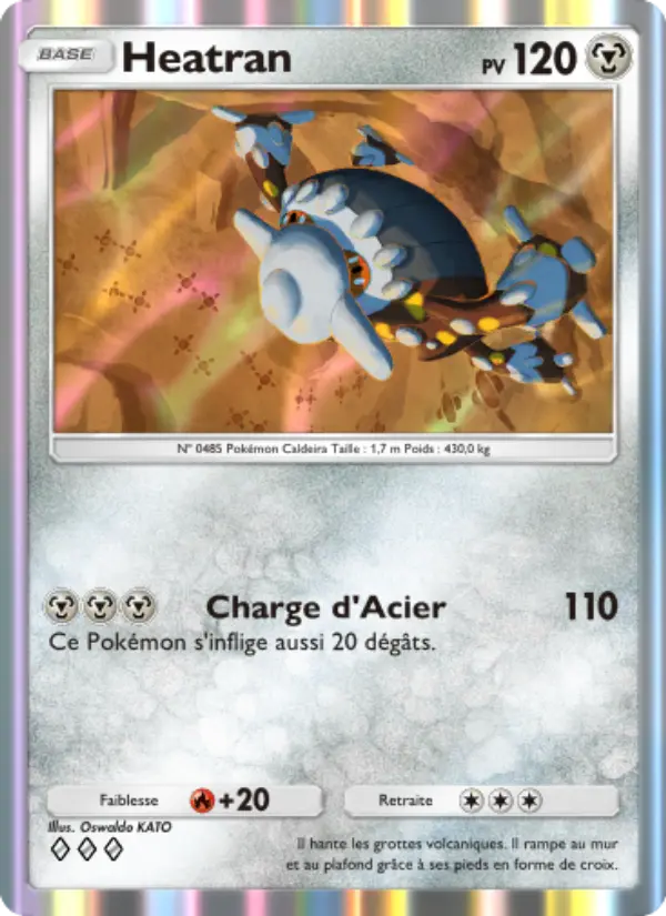 Heatran — carte 120 de l’extension Choc Spatio-Temporel
