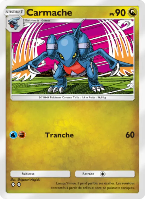 Carmache — carte 122 de l’extension Choc Spatio-Temporel