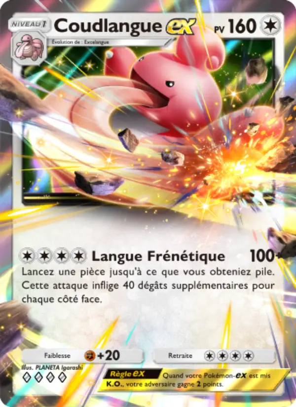 Coudlangue-ex — carte 125 de l’extension Choc Spatio-Temporel