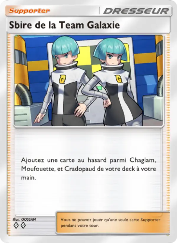 Sbire de la Team Galaxie — carte 151 de l’extension Choc Spatio-Temporel