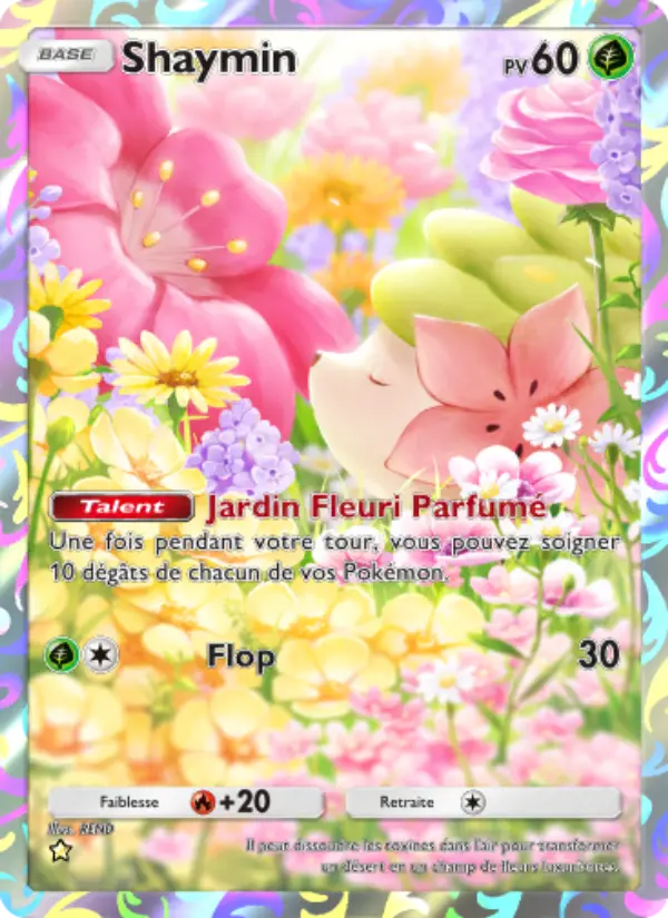 Shaymin — carte 159 de l’extension Choc Spatio-Temporel