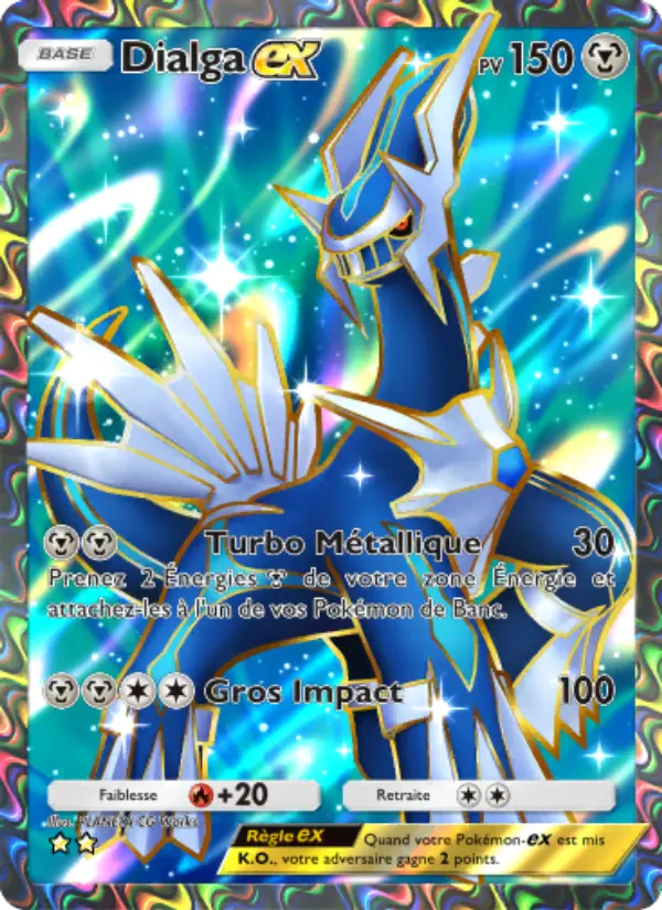 Dialga-ex — carte 188 de l’extension Choc Spatio-Temporel