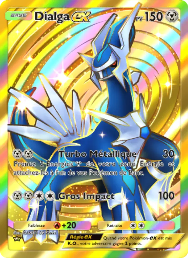Dialga-ex — carte 207 de l’extension Choc Spatio-Temporel
