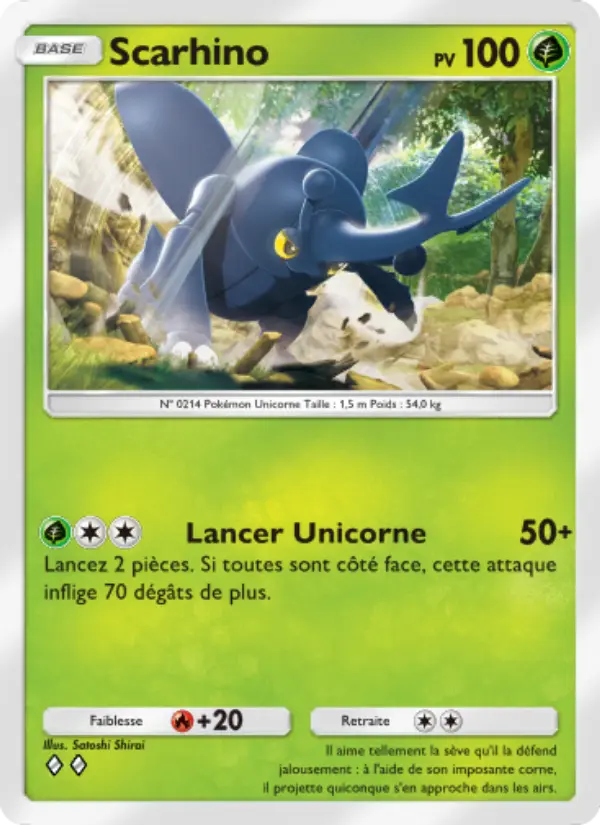 Scarhino — carte 001 de l’extension Lumière Triomphale