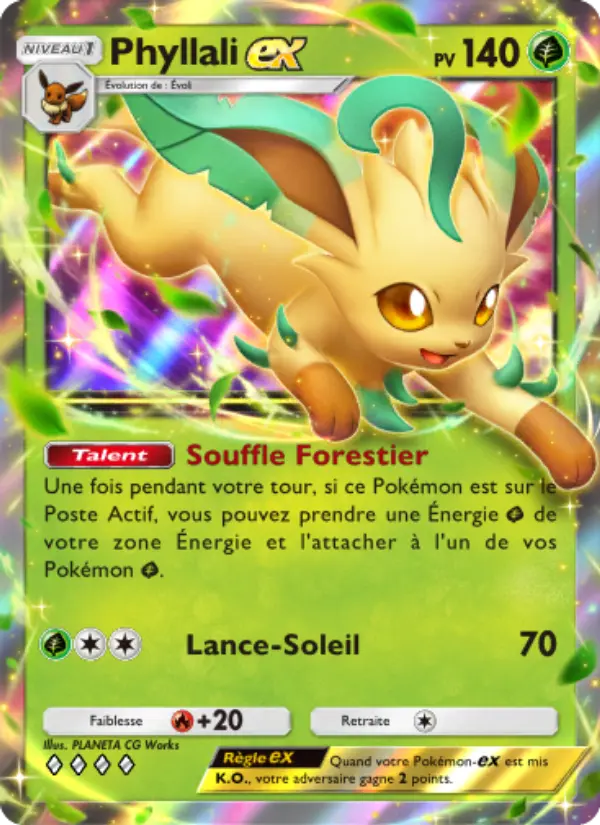 Phyllali-ex — carte 010 de l’extension Lumière Triomphale
