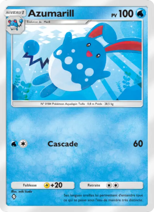 Azumarill — carte 015 de l’extension Lumière Triomphale