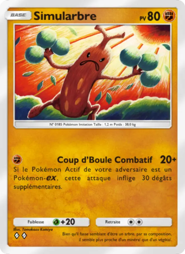 Simularbre — carte 036 de l’extension Lumière Triomphale