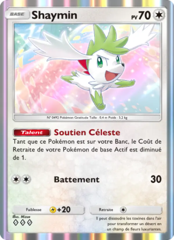 Shaymin — carte 069 de l’extension Lumière Triomphale