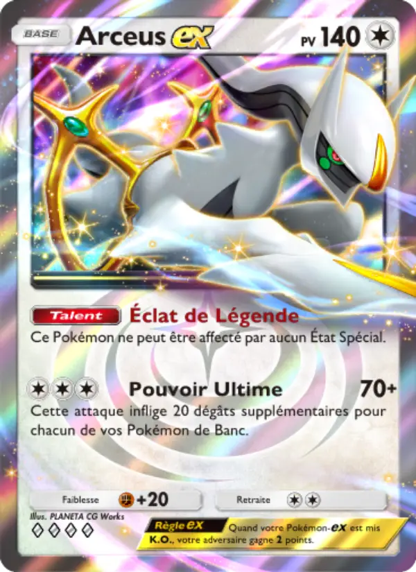 Arceus-ex — carte 071 de l’extension Lumière Triomphale