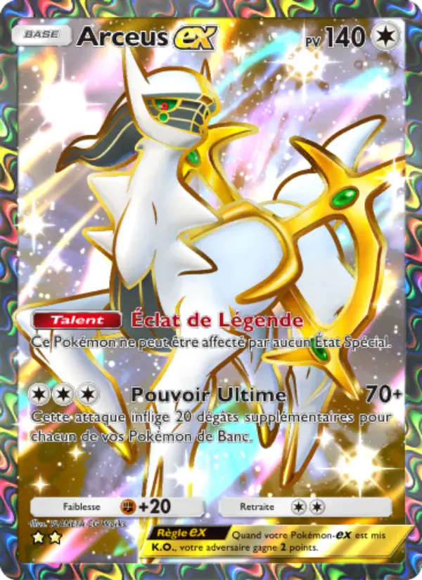 Arceus-ex — carte 086 de l’extension Lumière Triomphale