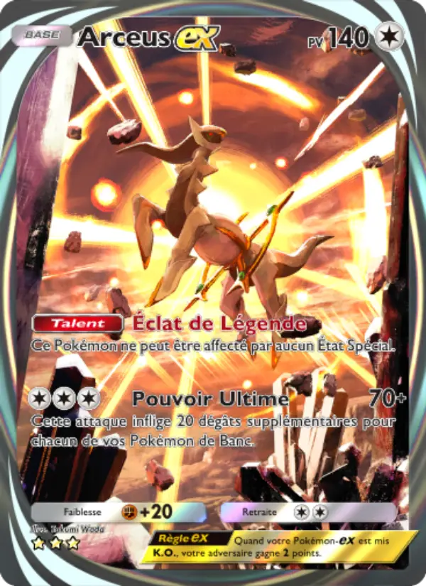 Arceus-ex — carte 095 de l’extension Lumière Triomphale