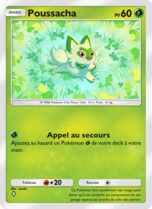 Poussacha — carte 005 de l’extension Réjouissances Rayonnantes