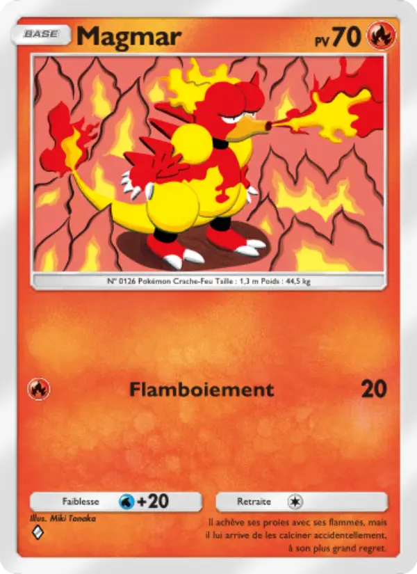 Magmar — carte 011 de l’extension Réjouissances Rayonnantes