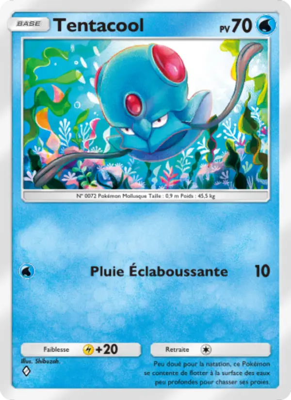 Tentacool — carte 014 de l’extension Réjouissances Rayonnantes