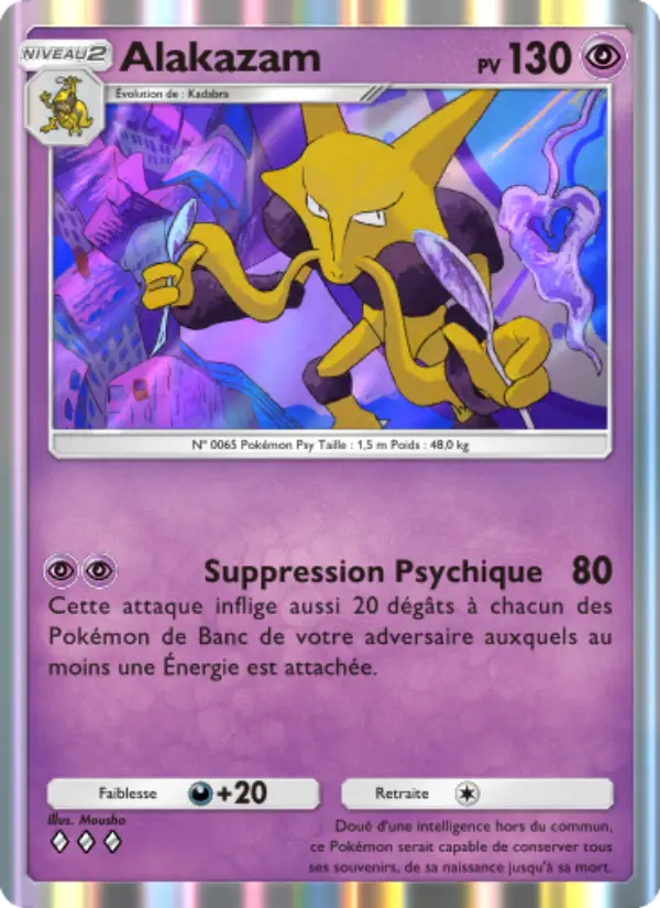 Alakazam — carte 031 de l’extension Réjouissances Rayonnantes