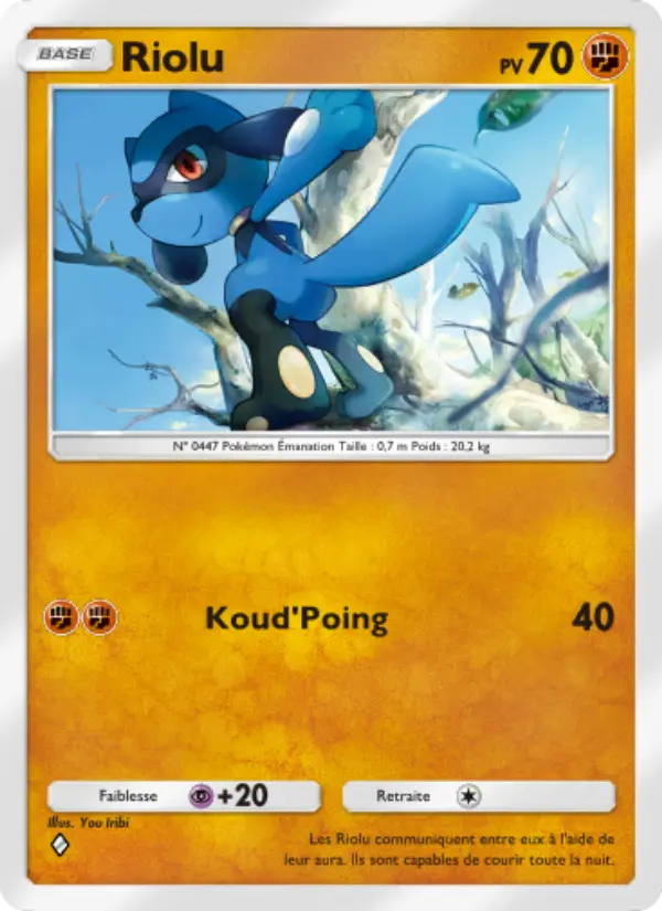Riolu — carte 042 de l’extension Réjouissances Rayonnantes