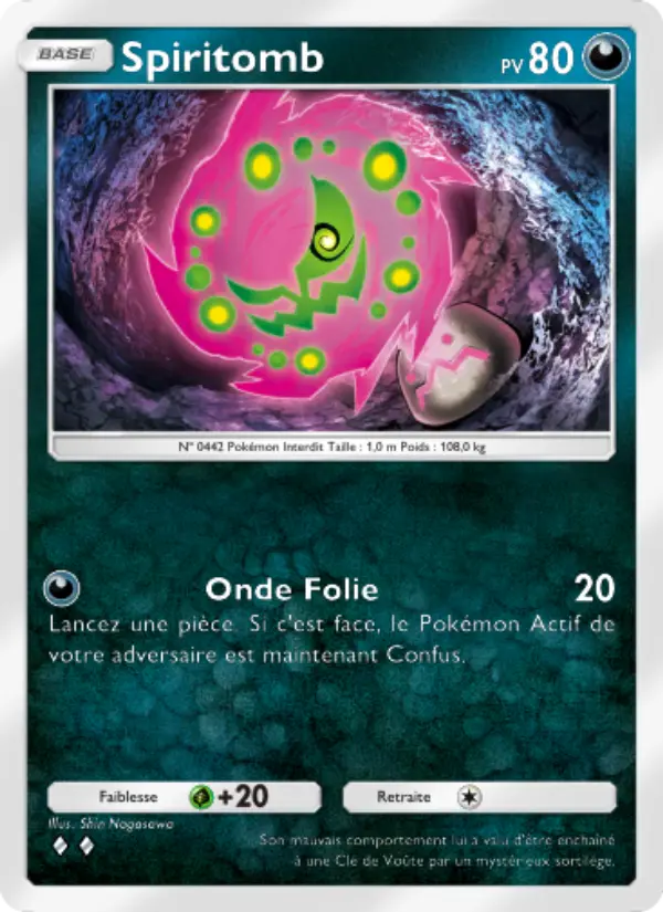Spiritomb — carte 049 de l’extension Réjouissances Rayonnantes