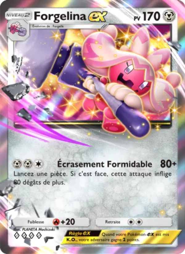 Forgelina-ex — carte 054 de l’extension Réjouissances Rayonnantes
