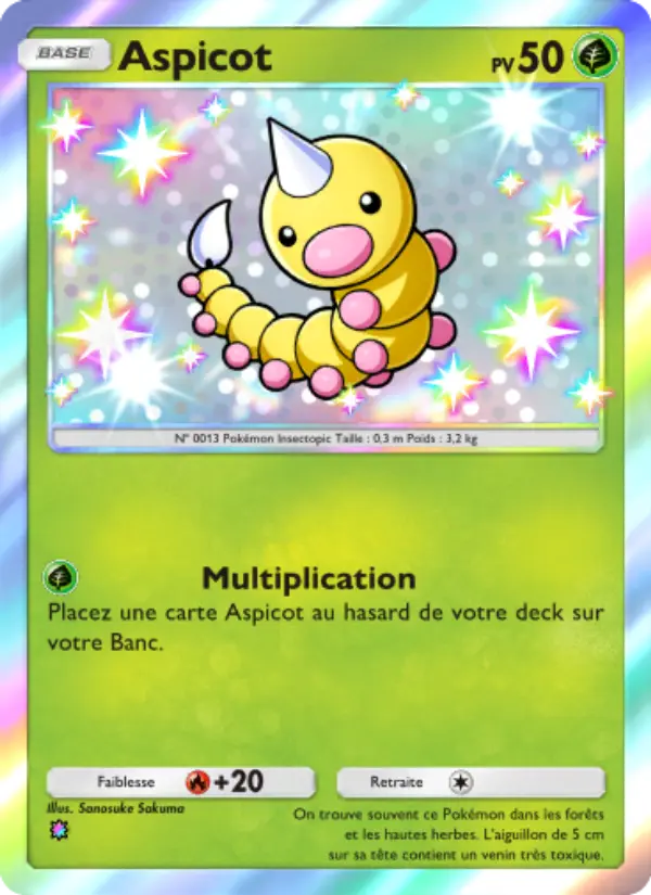 Aspicot — carte 097 de l’extension Réjouissances Rayonnantes