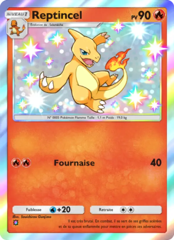 Reptincel — carte 100 de l’extension Réjouissances Rayonnantes