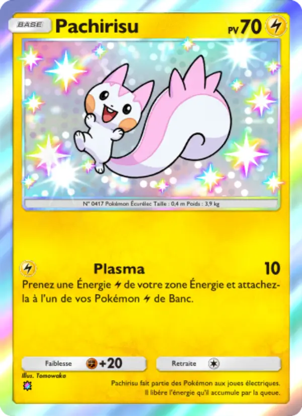 Pachirisu — carte 103 de l’extension Réjouissances Rayonnantes