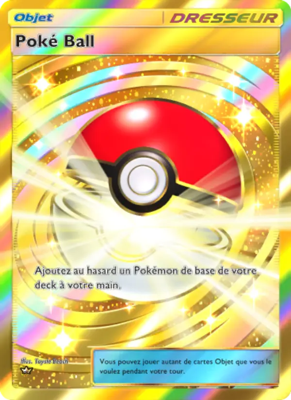 Poké Ball — carte 111 de l’extension Réjouissances Rayonnantes