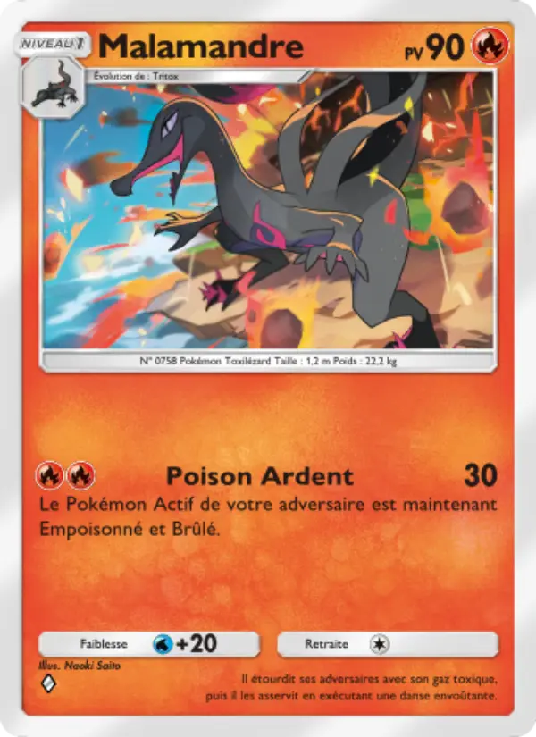 Malamandre — carte 036 de l’extension Gardiens Astraux