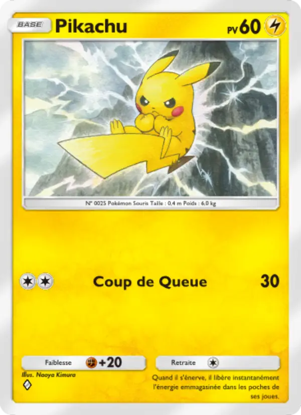 Pikachu — carte 057 de l’extension Gardiens Astraux