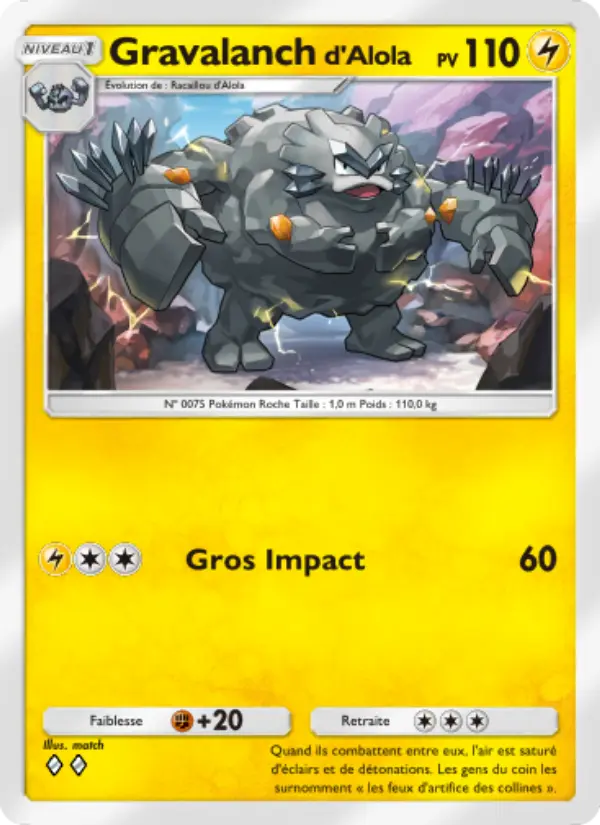Gravalanchd'Alola — carte 060 de l’extension Gardiens Astraux