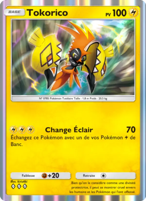 Tokorico — carte 068 de l’extension Gardiens Astraux