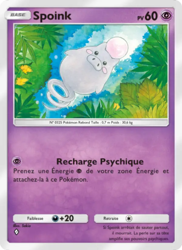 Spoink — carte 071 de l’extension Gardiens Astraux