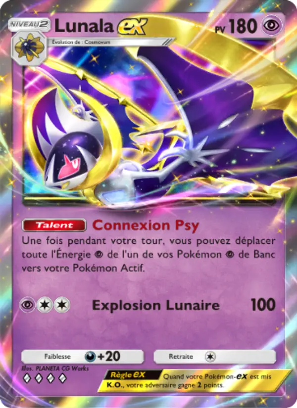 Lunala-ex — carte 087 de l’extension Gardiens Astraux