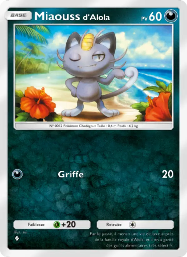 Miaoussd'Alola — carte 108 de l’extension Gardiens Astraux