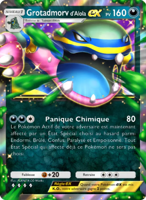 Grotadmorvd'Alola-ex — carte 111 de l’extension Gardiens Astraux