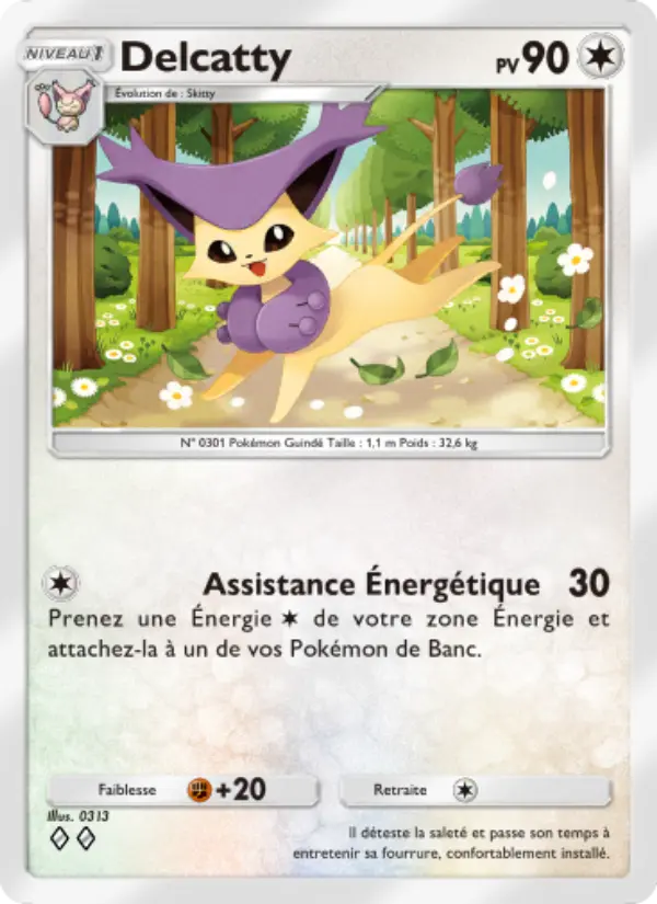 Delcatty — carte 130 de l’extension Gardiens Astraux