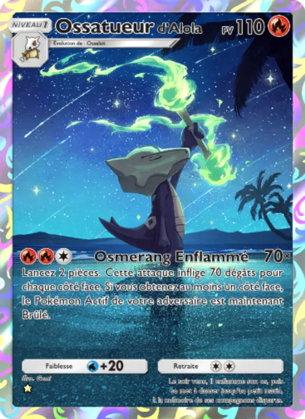 Ossatueurd'Alola — carte 160 de l’extension Gardiens Astraux