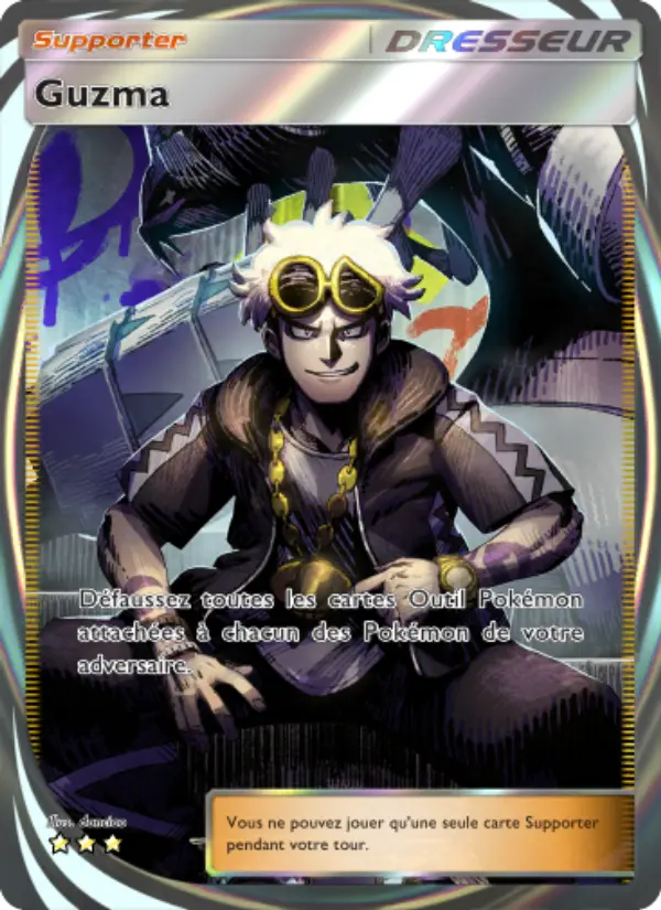 Guzma — carte 208 de l’extension Gardiens Astraux