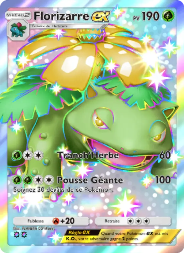 Florizarre-ex — carte 230 de l’extension Gardiens Astraux
